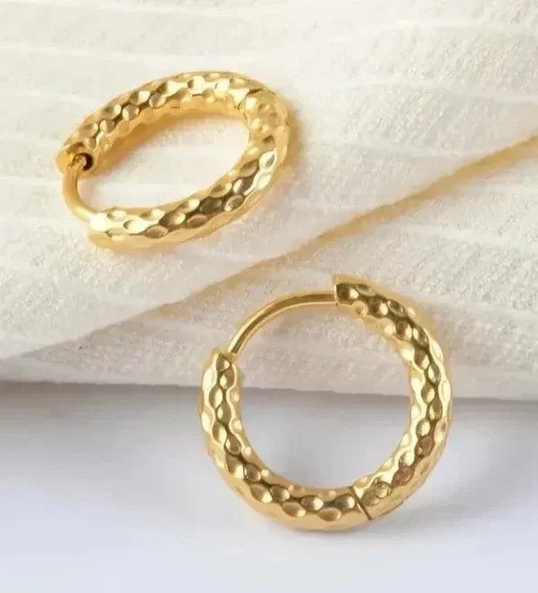 Elegante Ohrringe – 18 Karat vergoldet 13mm