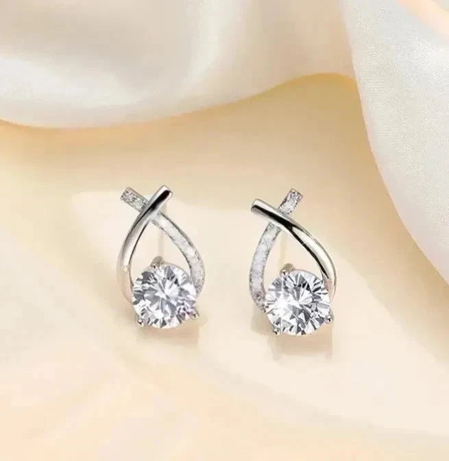 Elegante Ohrringe – Versilbert