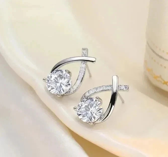 Elegante Ohrringe – Versilbert