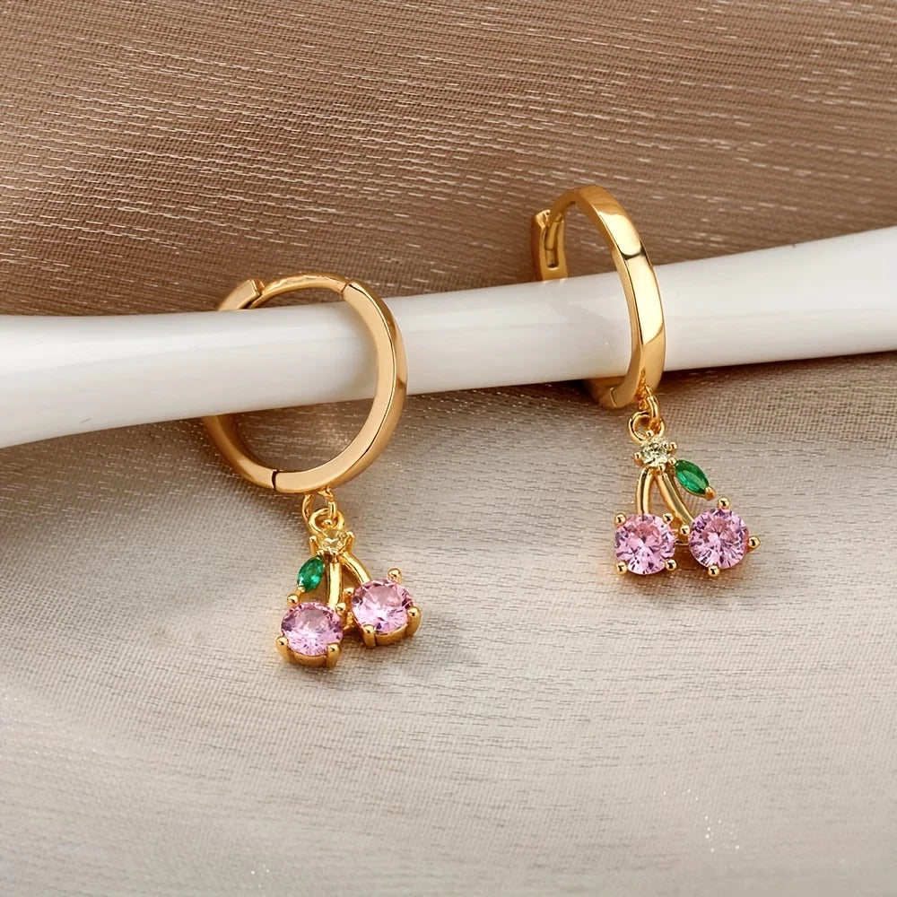 Elegante Ohrringe – 18 Karat vergoldet - Creolen