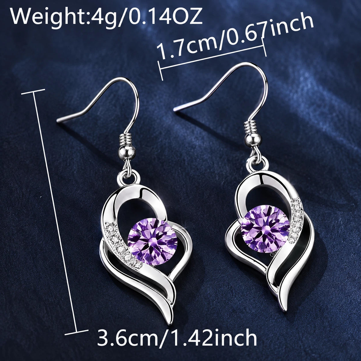 Elegante Ohrringe – Versilbert