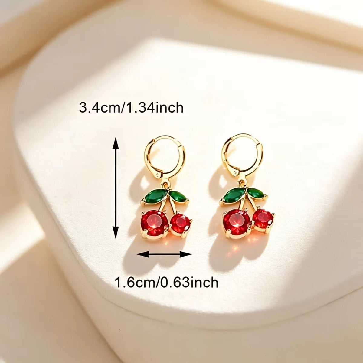 Elegante Ohrringe – 18 Karat vergoldet - Creolen