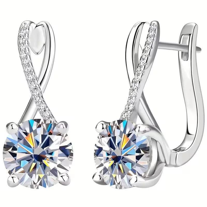 Elegante Ohrringe – Versilbert