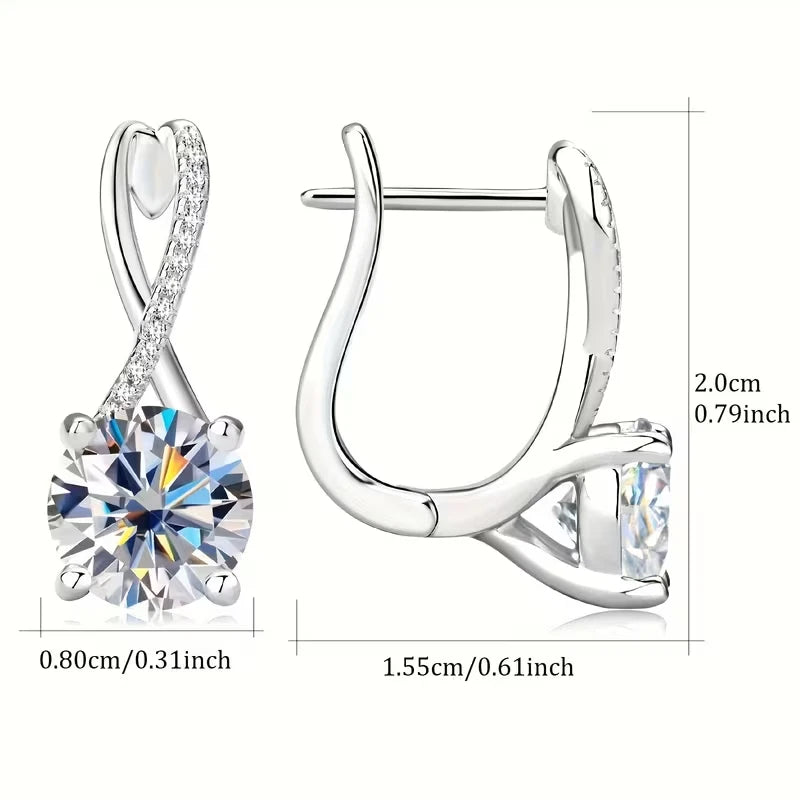 Elegante Ohrringe – Versilbert