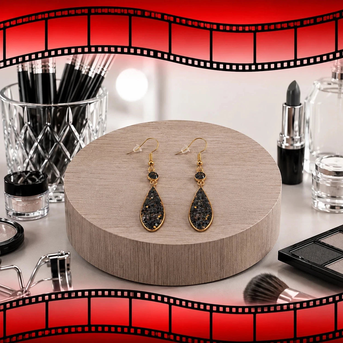 Elegante Ohrringe – 18 Karat vergoldet