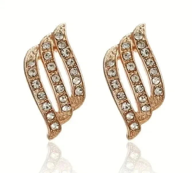 Elegante Ohrringe – 18 Karat vergoldet