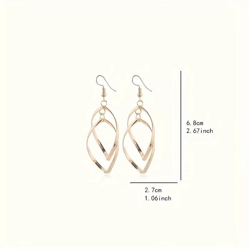 Elegante Ohrringe – 18 Karat vergoldet - Stecker