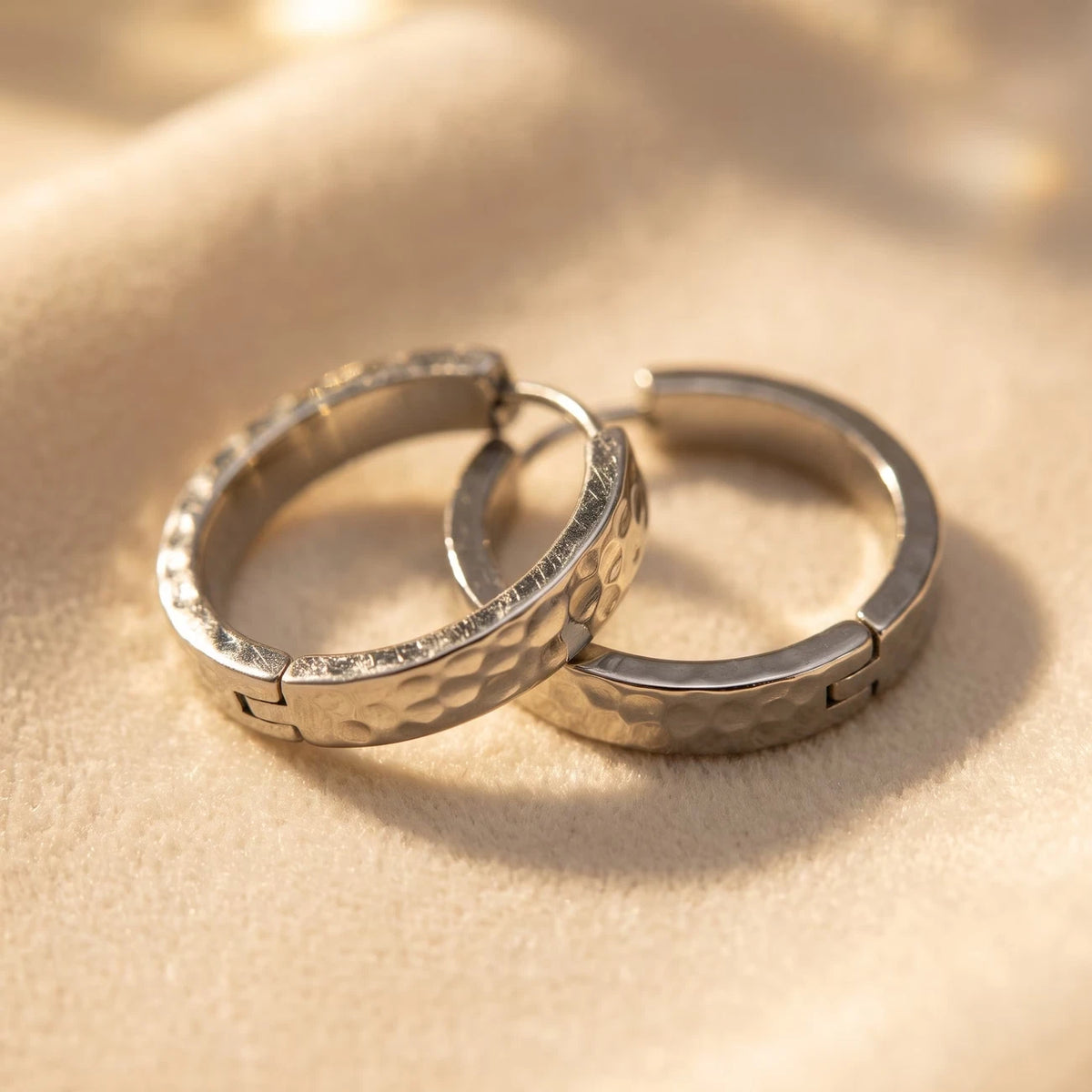 Elegante Ohrringe – Versilbert - Edelstahl