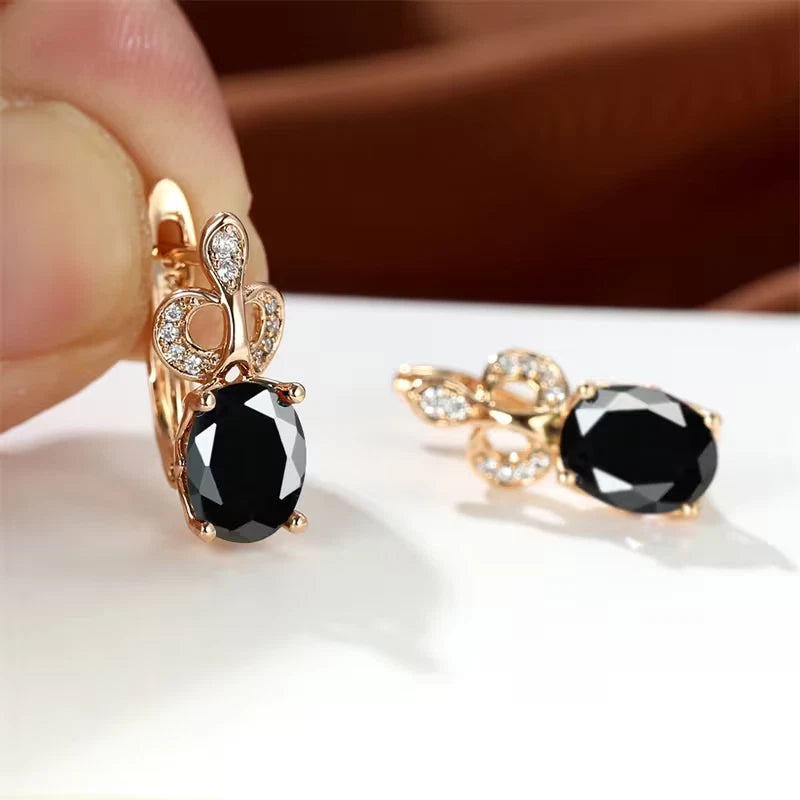 Elegante Ohrringe – 18 Karat vergoldet Creolen