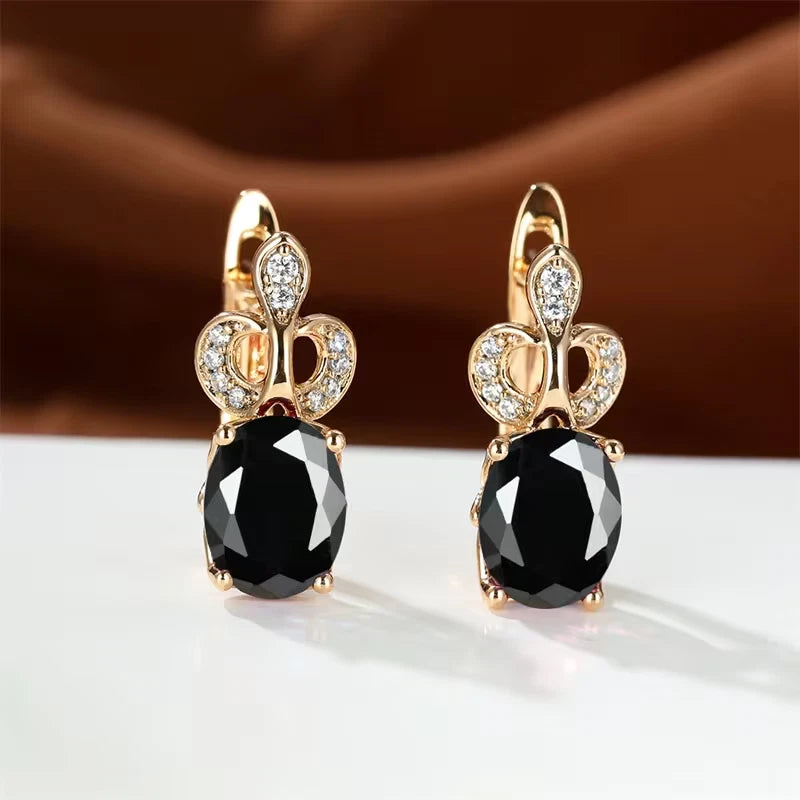 Elegante Ohrringe – 18 Karat vergoldet Creolen