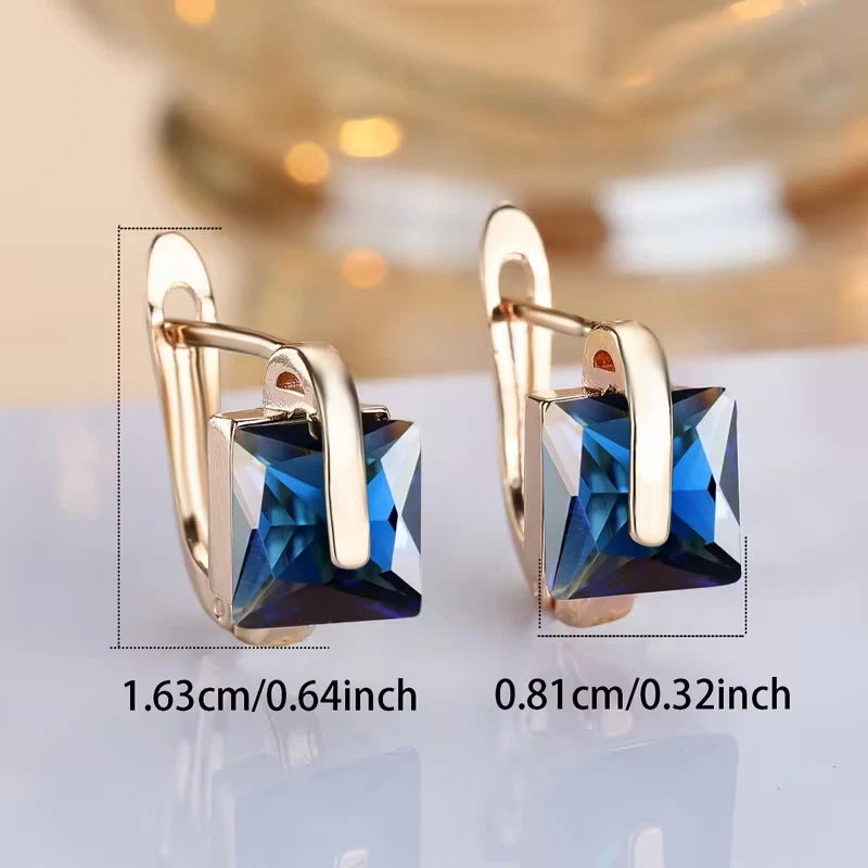 Elegante Ohrringe – 18 Karat vergoldet - Stecker