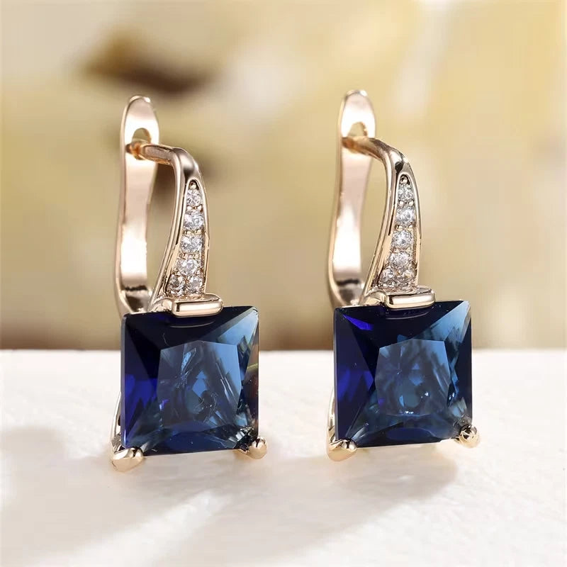 Elegante Ohrringe – 18 Karat vergoldet - Stecker