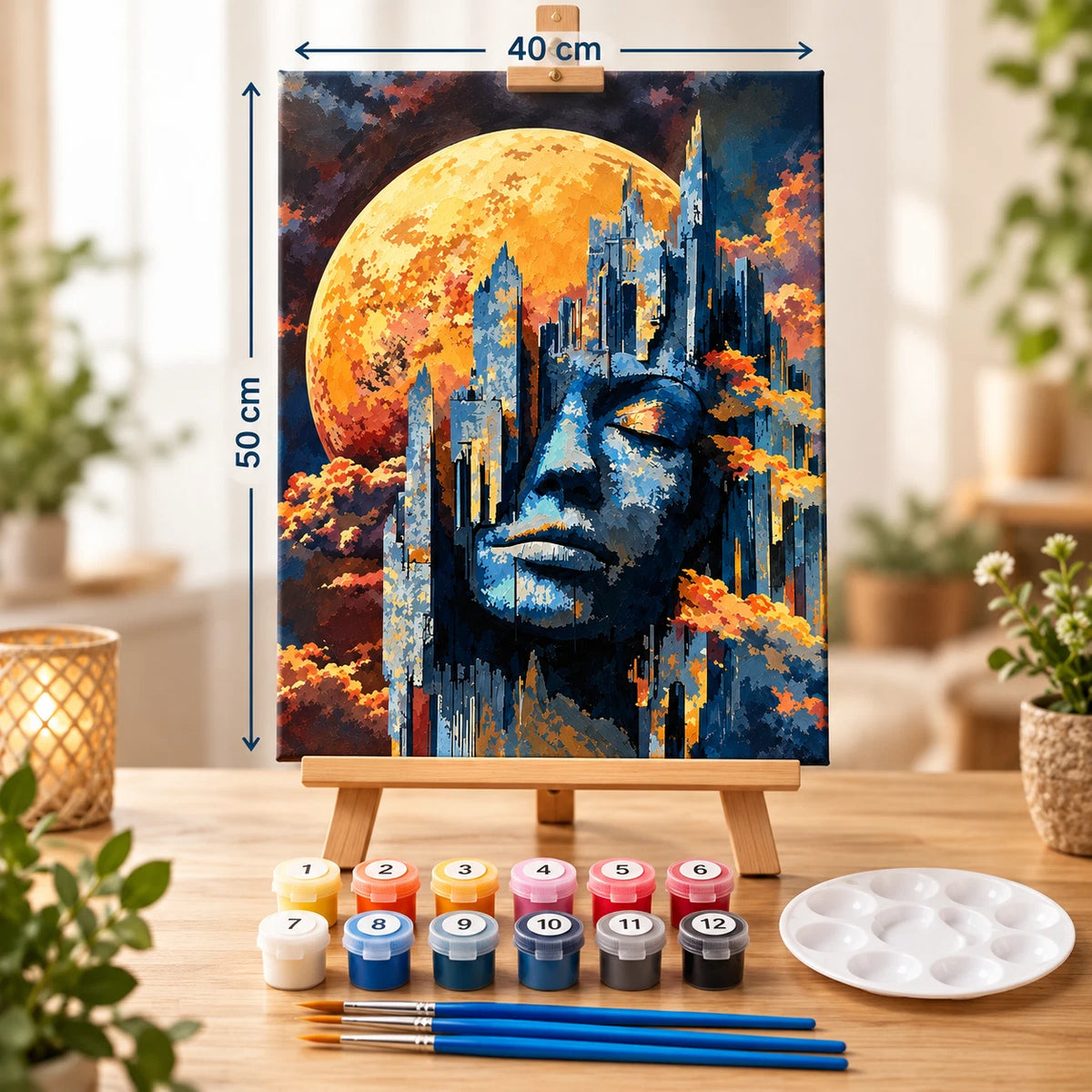 Malen nach Zahlen 40x50 Leinwand Set