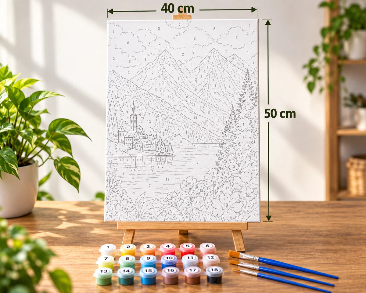 Malen nach Zahlen 40x50 Leinwand Set