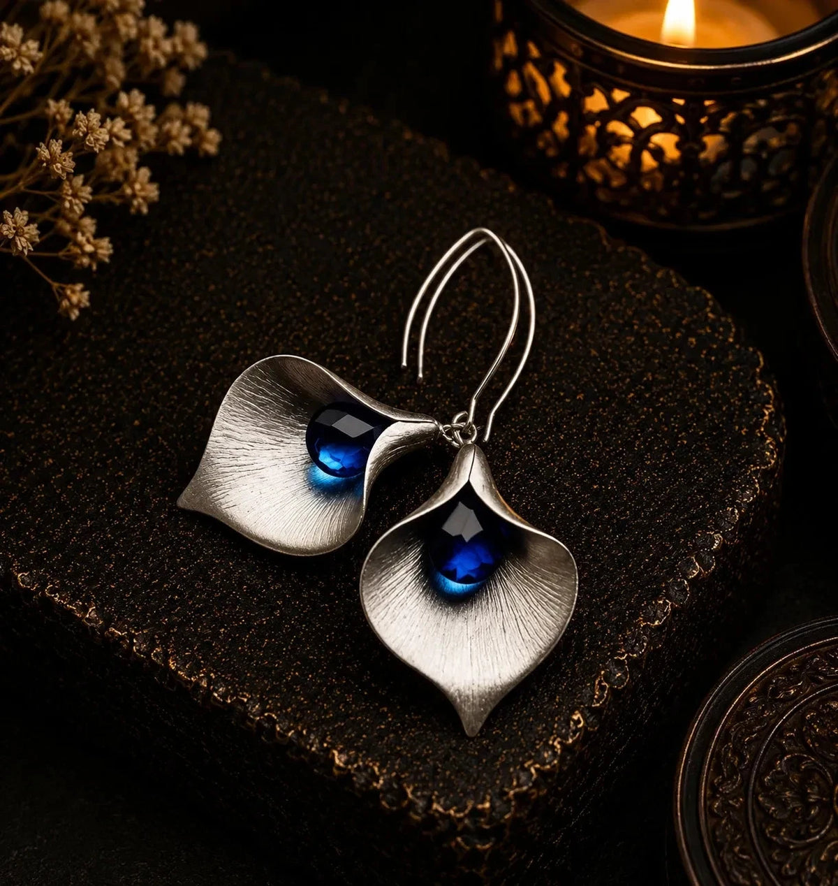 Elegante Ohrringe – Weißgoldbeschichtet