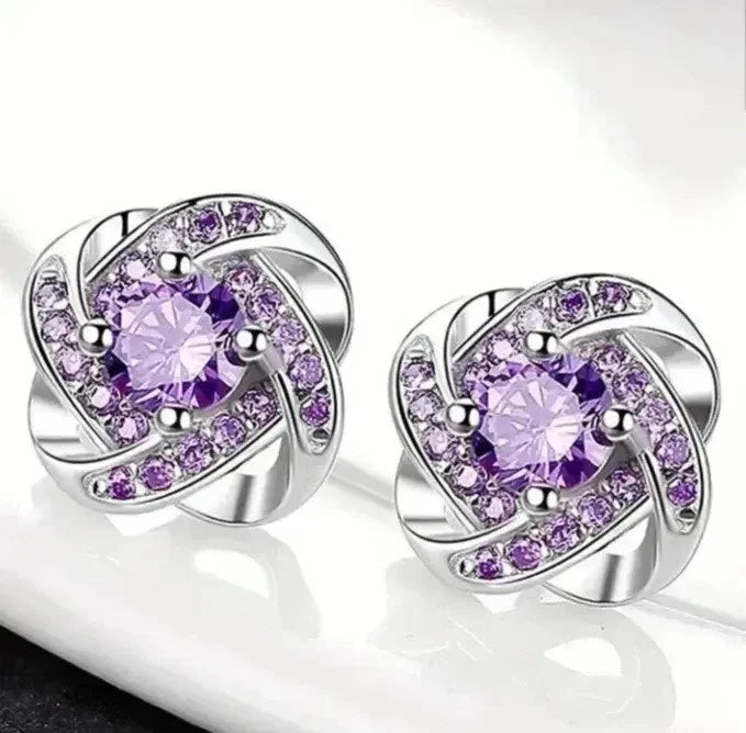 Elegante Ohrringe – Versilbert