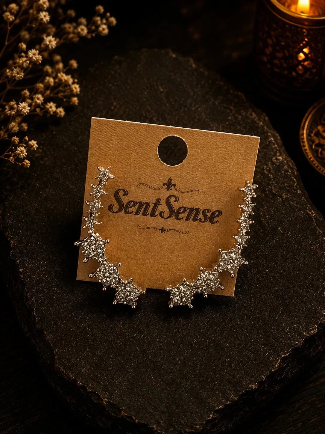 Elegante Ohrringe – Versilbert 3cm