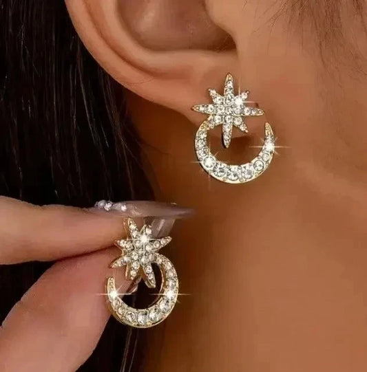Elegante Ohrringe – 18 Karat vergoldet