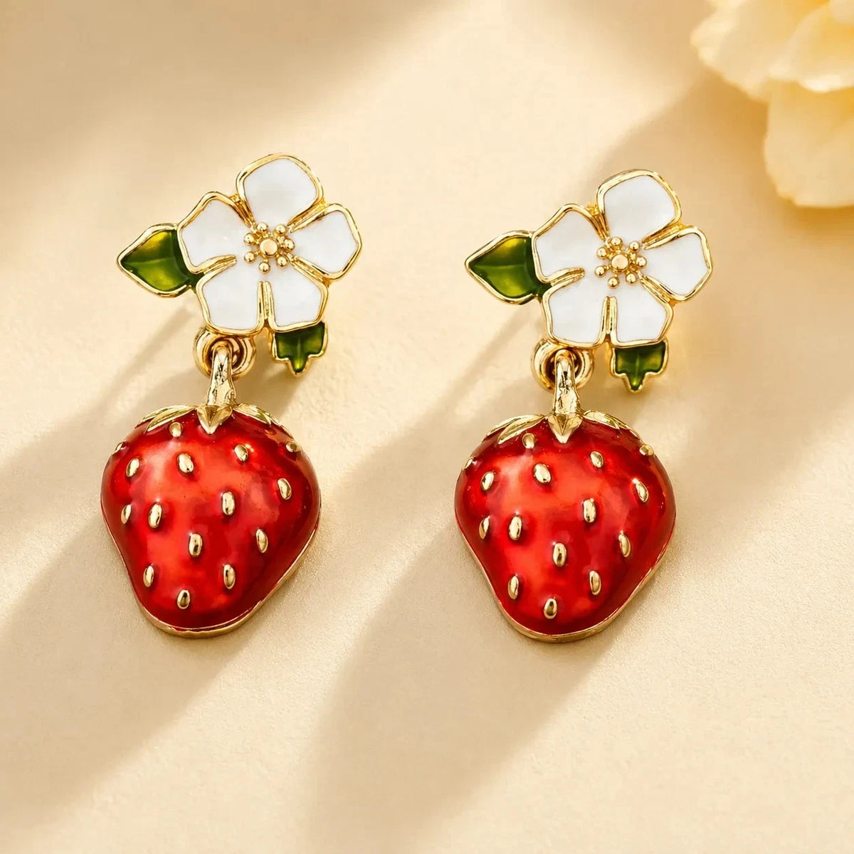 Elegante Ohrringe – 18 Karat vergoldet 13mm