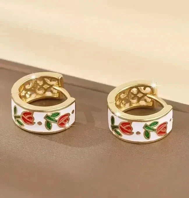 Elegante Ohrringe – 18 Karat vergoldet 13mm