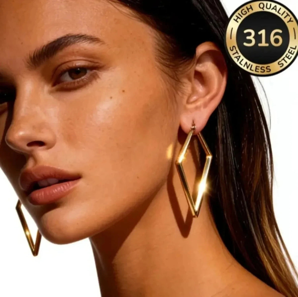 Elegante Ohrringe – 18 Karat vergoldet