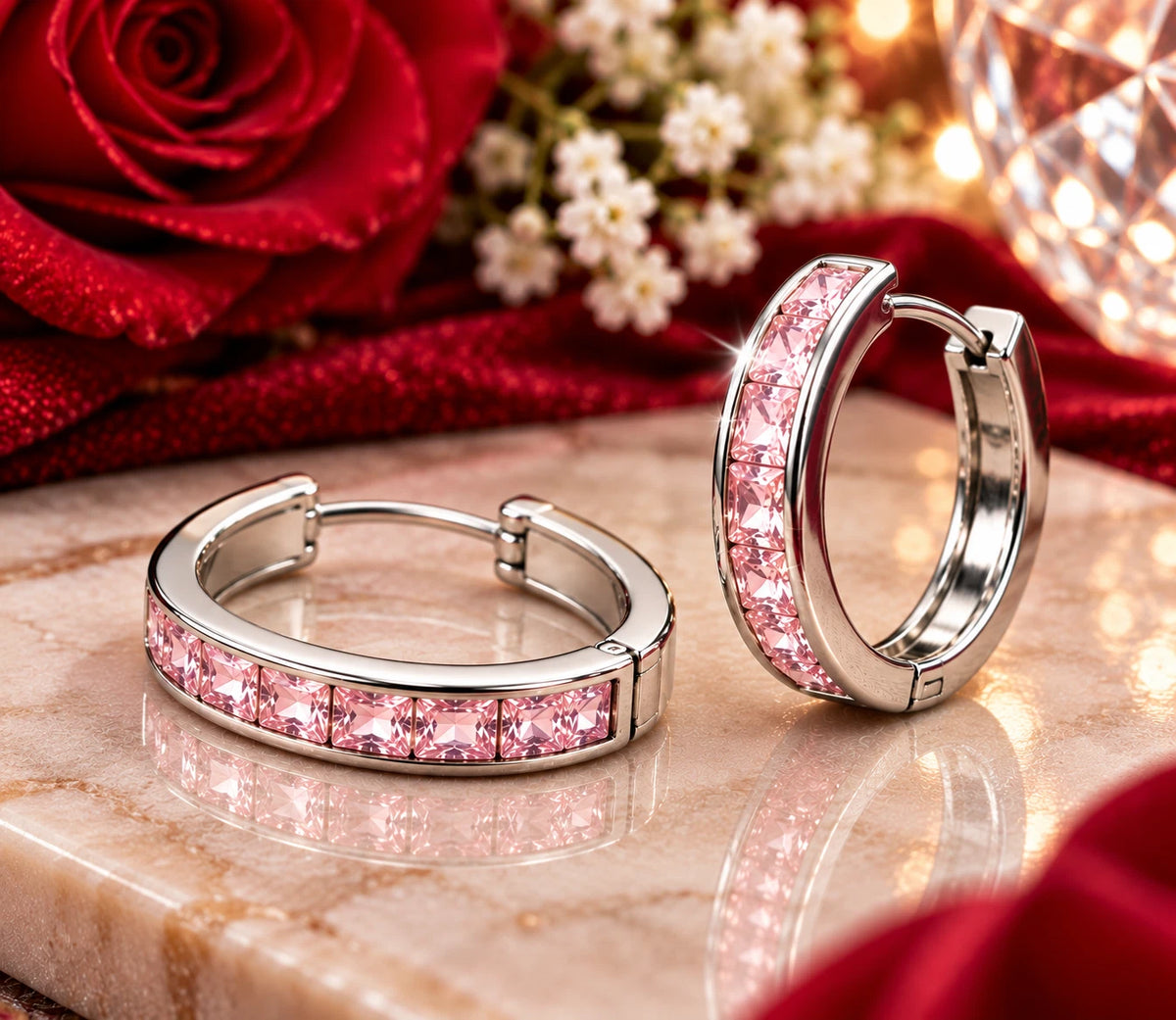 Elegante Ohrringe – Versilbert