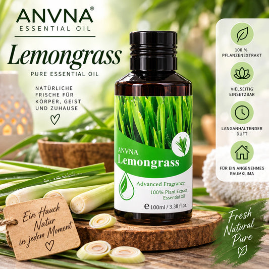 Lemongras Duftöl 100 ml – Erfrischende Duftmomente für dein Zuhause