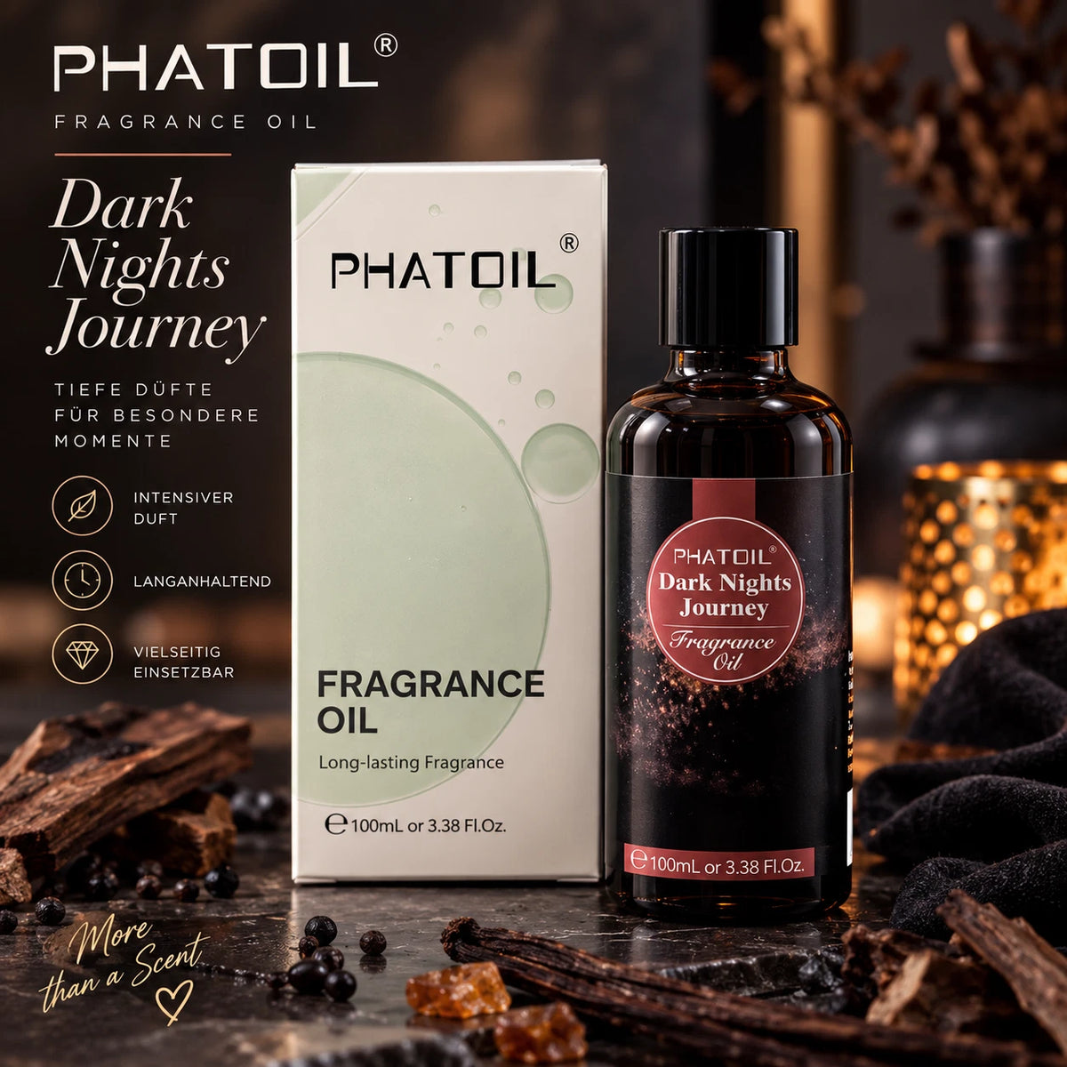Dark Nights Journey Duftöl 100 ml – Geheimnisvoller Duft für besondere Momente