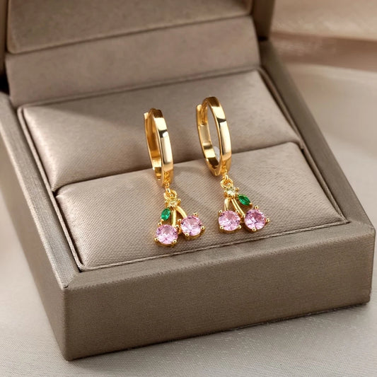 Elegante Ohrringe – 18 Karat vergoldet - Creolen