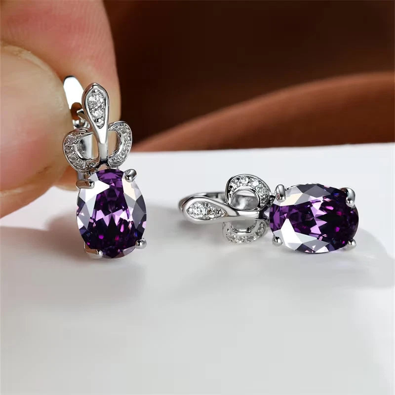 Elegante Ohrringe – Versilbert