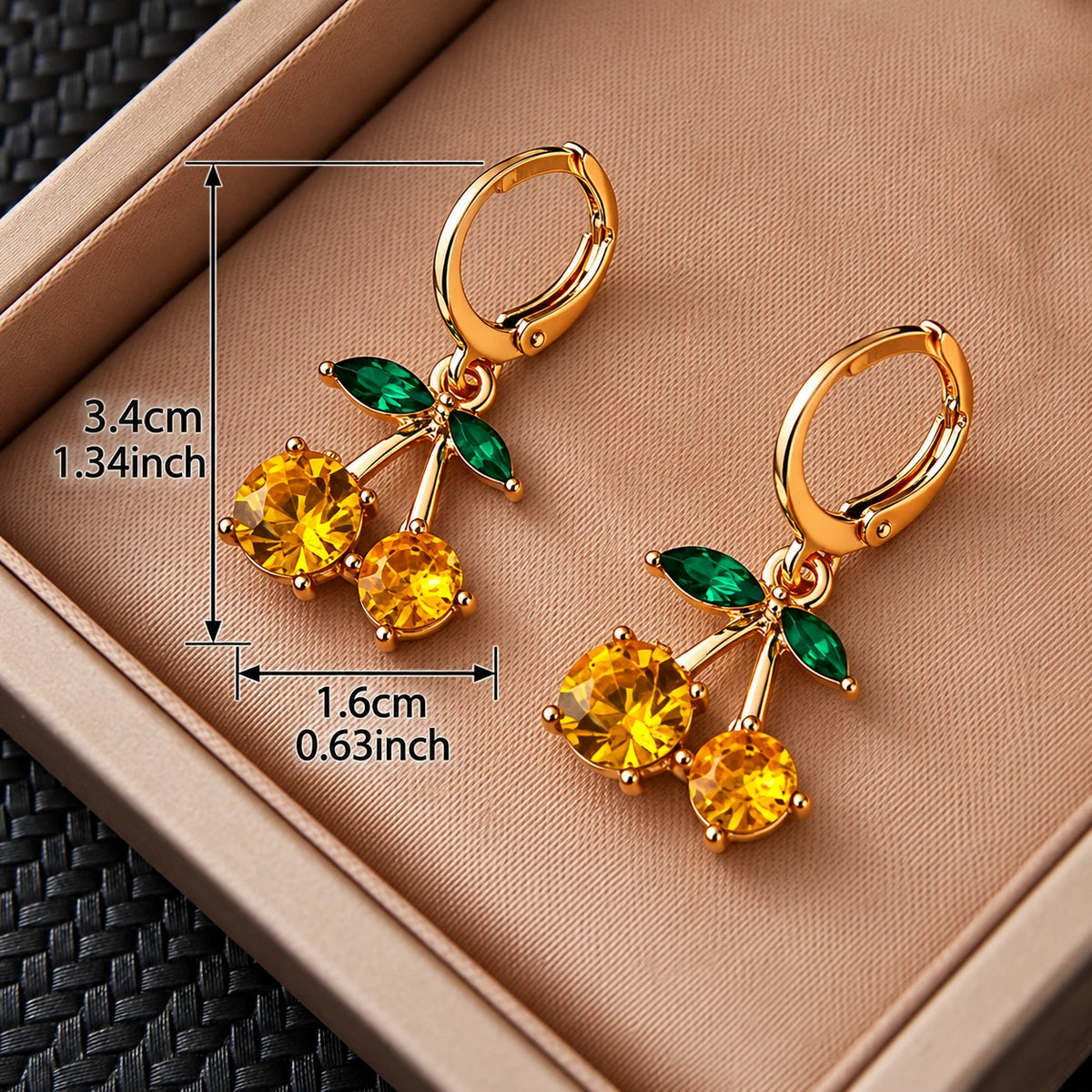 Elegante Ohrringe – 18 Karat vergoldet - Creolen