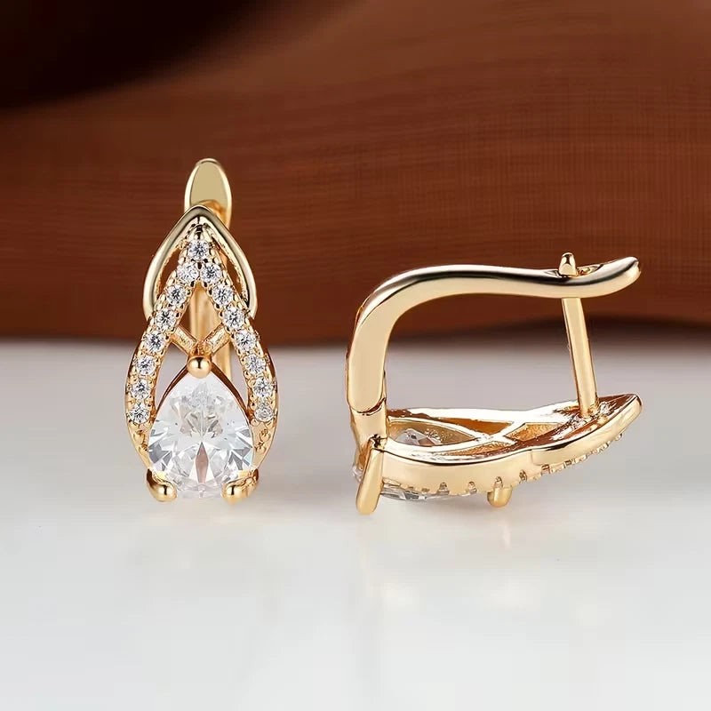 Elegante Ohrringe – 18 Karat vergoldet Creolen 2cm