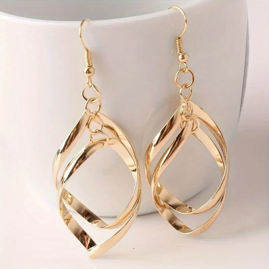 Elegante Ohrringe – 18 Karat vergoldet - Stecker