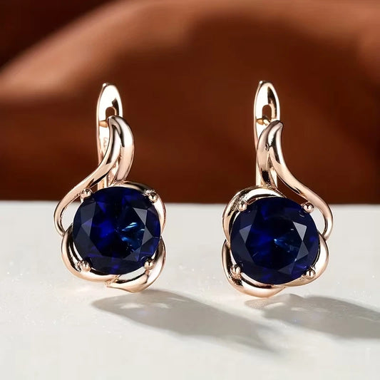 Elegante Ohrringe – 18 Karat vergoldet Creolen