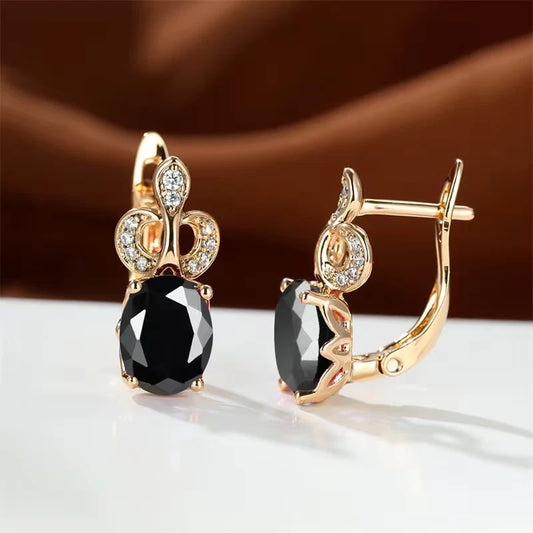 Elegante Ohrringe – 18 Karat vergoldet Creolen
