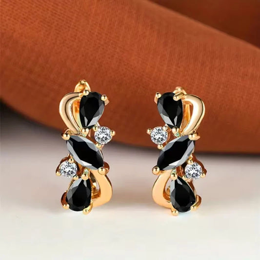 Elegante Ohrringe – 18 Karat vergoldet Creole