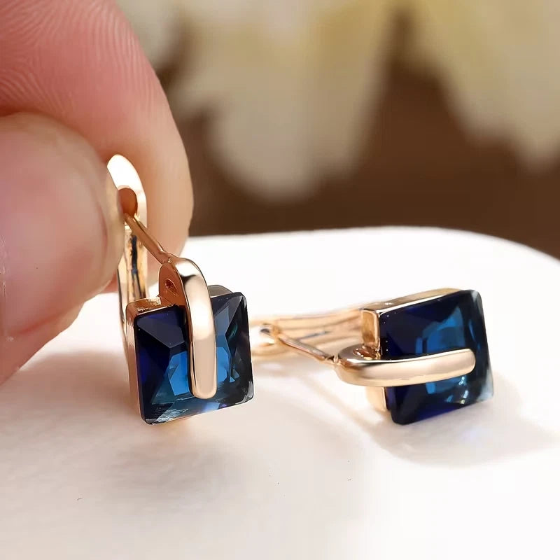 Elegante Ohrringe – 18 Karat vergoldet - Stecker