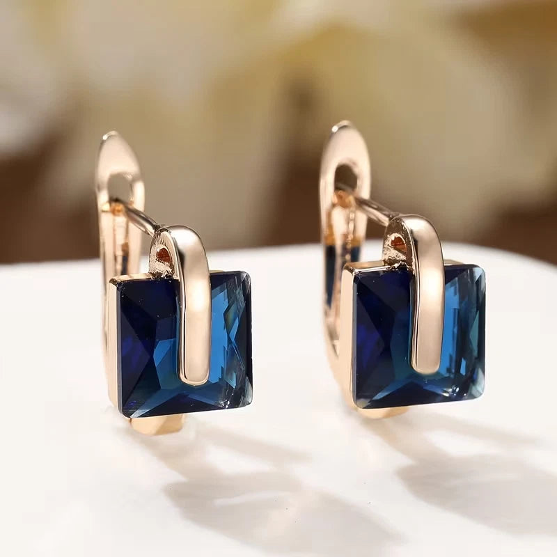 Elegante Ohrringe – 18 Karat vergoldet - Stecker