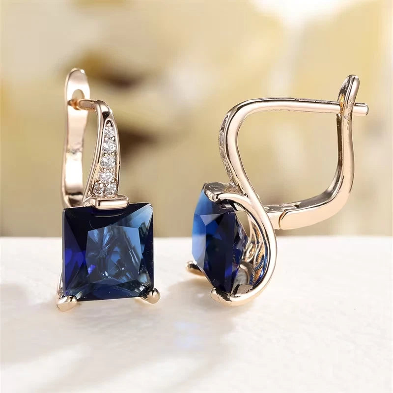 Elegante Ohrringe – 18 Karat vergoldet - Stecker
