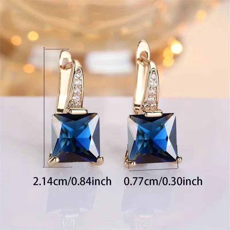 Elegante Ohrringe – 18 Karat vergoldet - Stecker