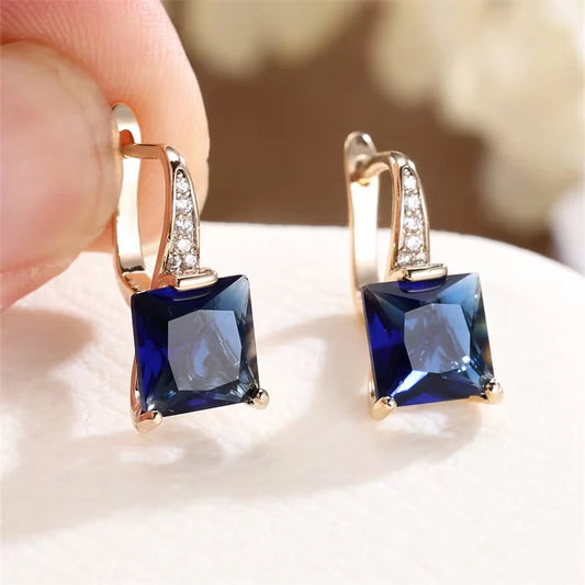 Elegante Ohrringe – 18 Karat vergoldet - Stecker