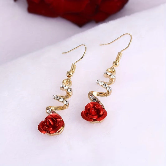 Elegante Ohrringe – 18 Karat vergoldet - Stecker