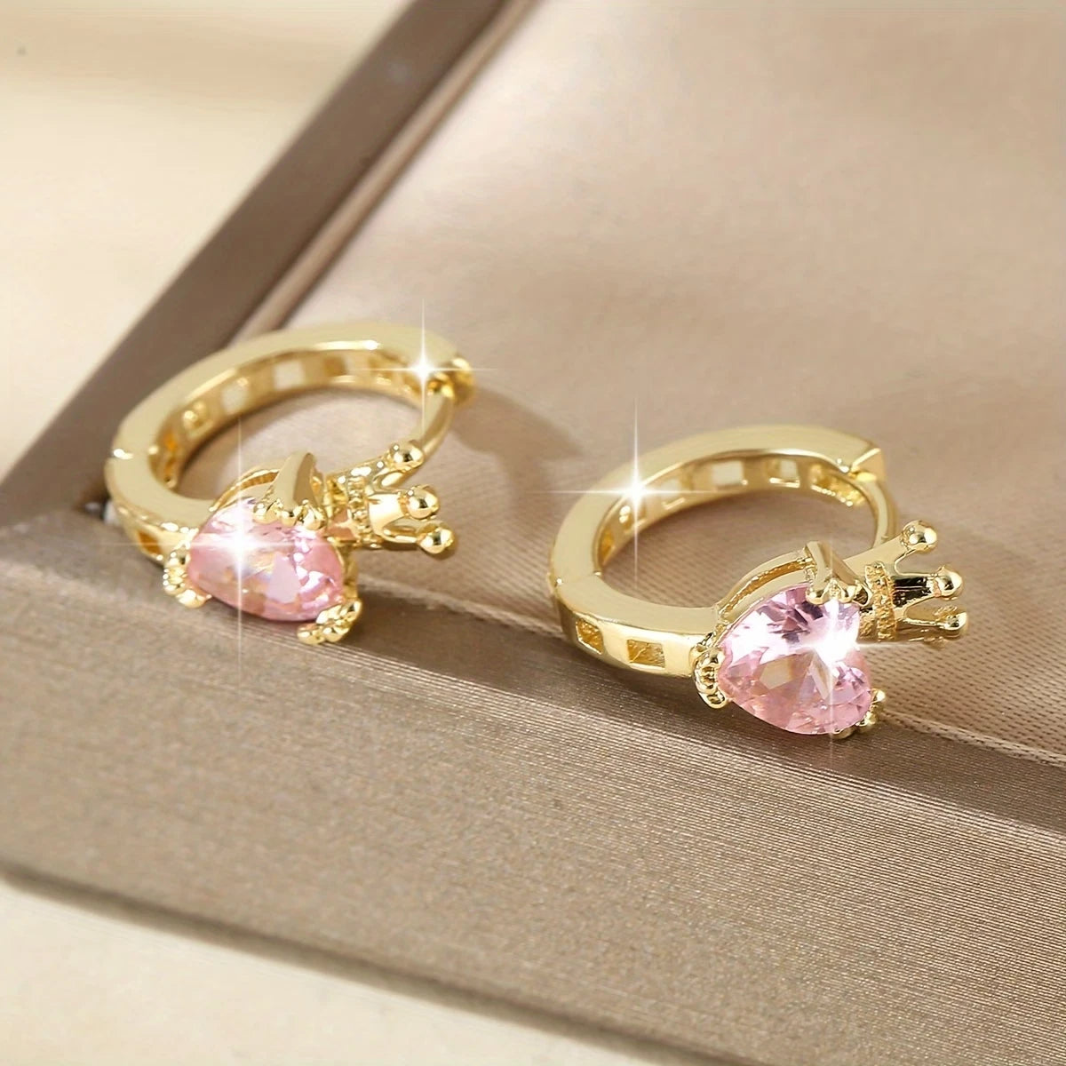 Elegante Ohrringe – 18 Karat vergoldet - Creolen