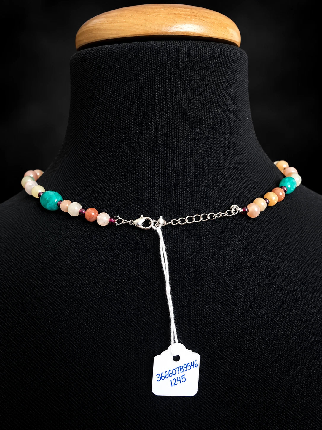 Aventurin & Carneol Edelstein Kette – 50 cm – 6 mm Perlen – 142 ct