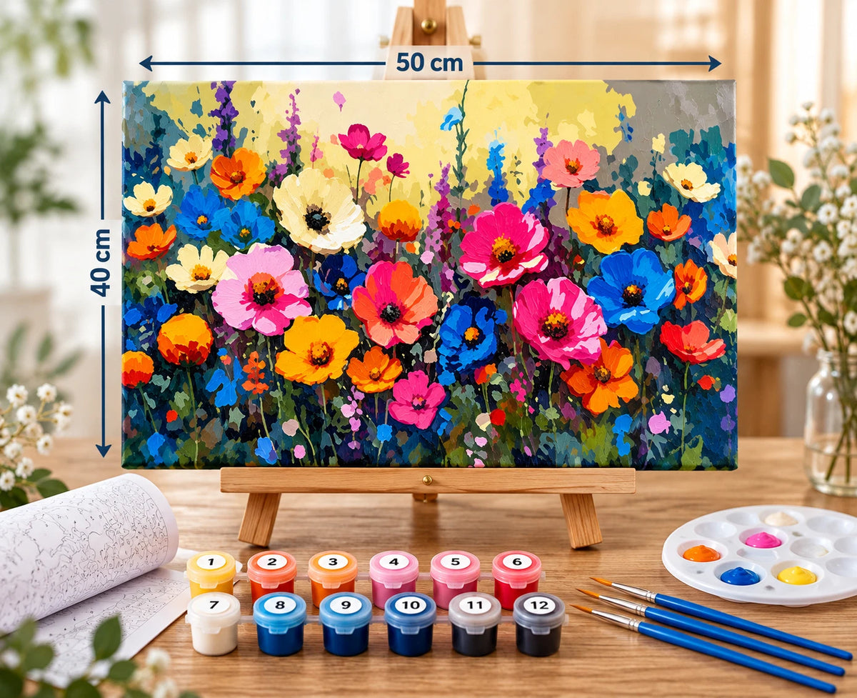 Malen nach Zahlen 40x50 Leinwand Set