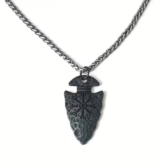 Wikinger Halskette Edelstahl Mjölnir Kette 60cm Nordisch Viking