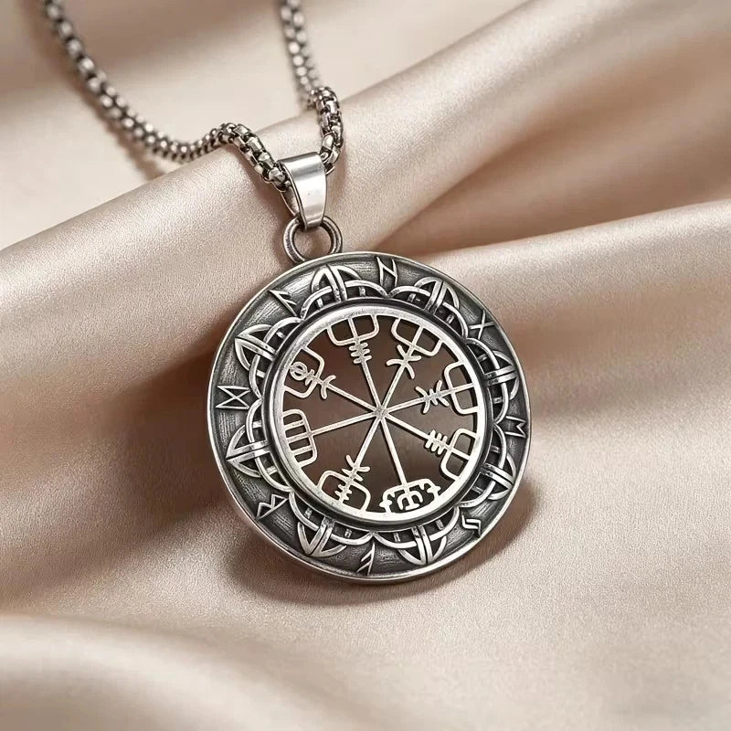 Wikinger Halskette Edelstahl Mjölnir Kette 60cm Nordisch Viking
