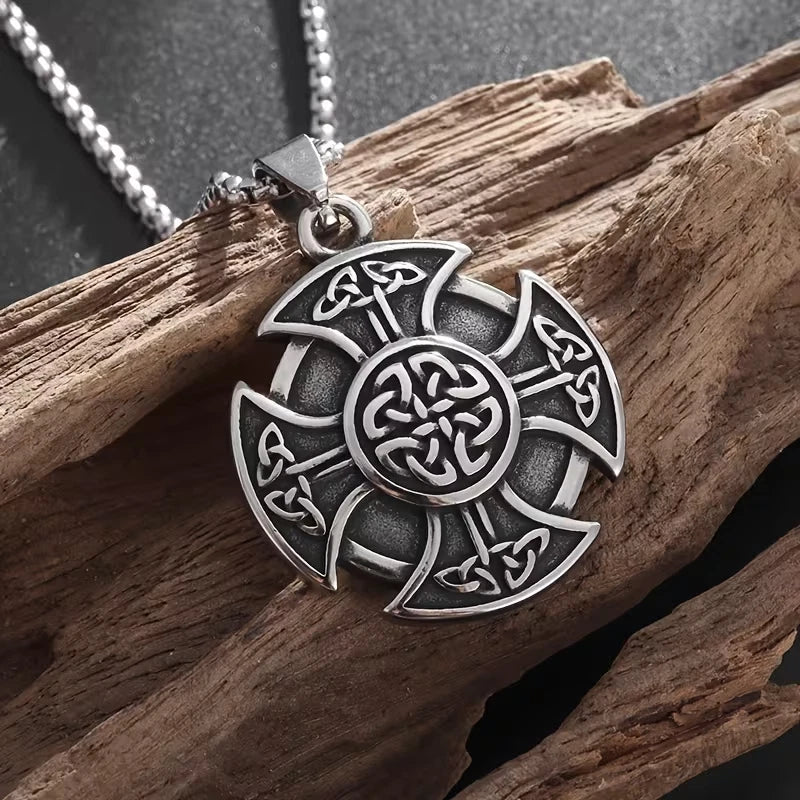 Wikinger Halskette Edelstahl Mjölnir Kette 60cm Nordisch Viking