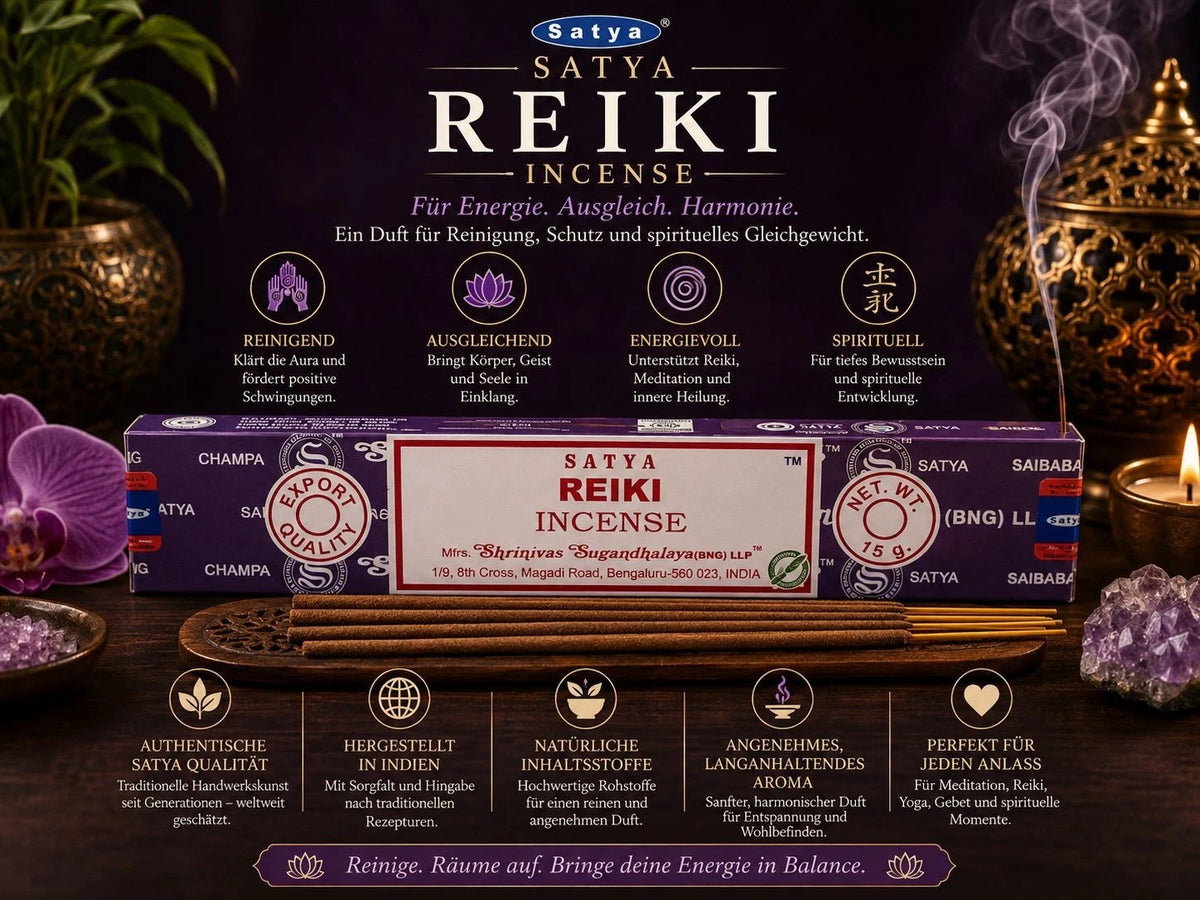 Satya Räucherstäbchen 15g verschieden Sorten