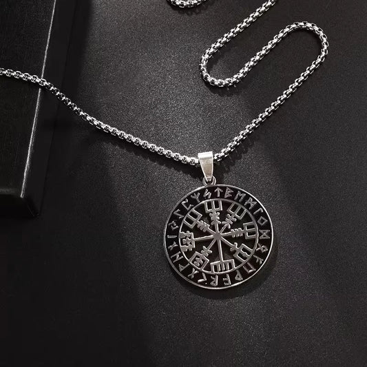 Wikinger Halskette Edelstahl Mjölnir Kette 60cm Nordisch Viking